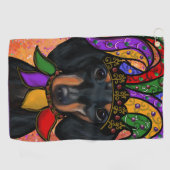 DACKEL GOLFHANDTUCH (Horizontal)