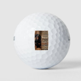 Dackel Gott sagt, du bist Golfball