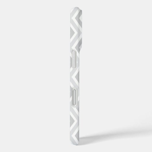 Dackel + Graues Zickzack Case-Mate iPhone Hülle (Rückseite / Rechts)