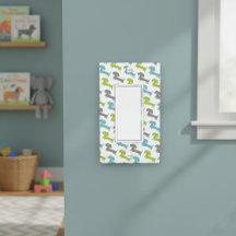 Dackel Green Gray Aqua Boys Kinderzimmer