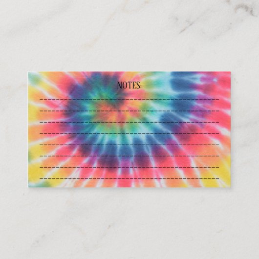 Dackel Grooming Krawatte Dyed Rainbow Pride Visitenkarte (Rückseite)