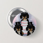 Dackel Grooms Button (Vorne & Hinten)