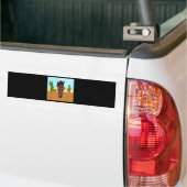 Dackel Gunslinger Autoaufkleber (Auf Lkw)