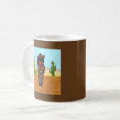 Dackel Gunslinger Kaffeetasse (Vorderseite Links)