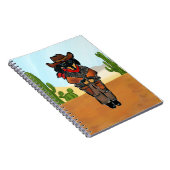 Dackel Gunslinger Notizblock (Rechte Seite)