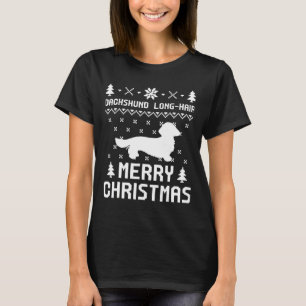 Dackel Hair Weihnachten T-Shirt
