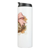 Dackel Hallo Herbstleaf Fall für Hund Lover Cla Thermosbecher (Nach rechts gedreht)