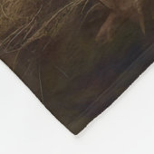 Dackel Halloween Beängstigend Fleecedecke (Ecke)