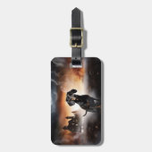 Dackel Halloween Beängstigend Gepäckanhänger (Vorderseite vertikal)