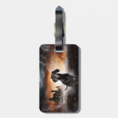 Dackel Halloween Beängstigend Gepäckanhänger (Rückseite vertikal)