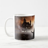 Dackel Halloween Beängstigend Kaffeetasse (Links)