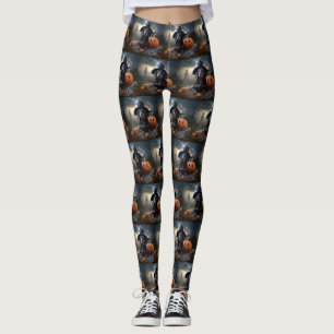 Dackel Halloween Beängstigend Leggings