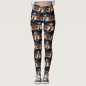 Dackel Halloween Beängstigend Leggings (Vorderseite)