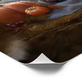 Dackel Halloween Beängstigend Poster (Ecke)