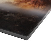 Dackel Halloween Beängstigend Schneidebrett (Ecke)