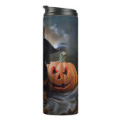 Dackel Halloween Beängstigend Thermosbecher (Nach rechts gedreht)