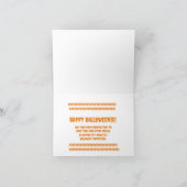 Dackel Halloween Card Einladung (Innenseite)