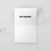 Dackel Halloween Card Karte (Innenseite)