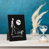 Dackel Halloween Fotoplatte (Seite)