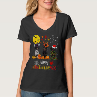 Dackel Halloween HalloDankeMas Herbst Der Herbst T-Shirt