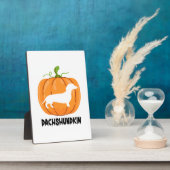 Dackel Halloween Hund Fotoplatte (Seite)