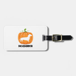 Dackel Halloween Hund Gepäckanhänger