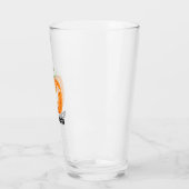 Dackel Halloween Hund Glas (Links)