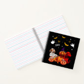 Dackel Halloween Hund Lover Notizblock (Innenseite)