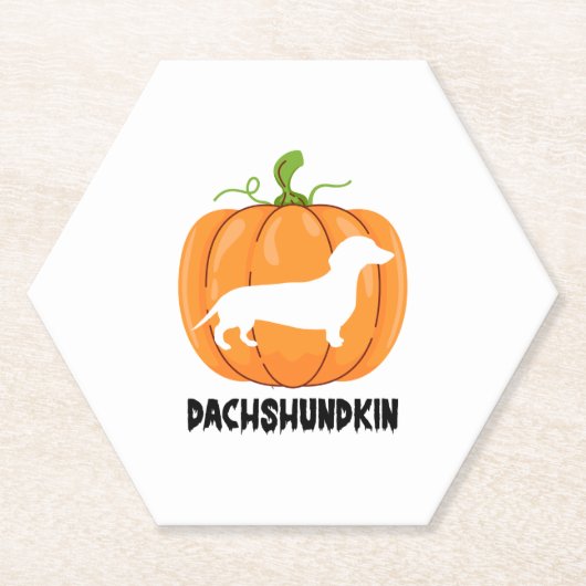 Dackel Halloween Hund Untersetzer (Vorderseite)