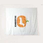 Dackel Halloween Hund Wandteppich (Vorderseite (Horizontal))