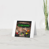 Dackel-Halloween-Karte Batdog und Superdog Karte (Rückseite)