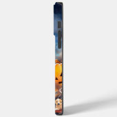 Dackel Halloween mit Pumpkins Beängstigend Case-Mate iPhone Hülle (Rückseite / Links)