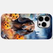 Dackel Halloween mit Pumpkins Beängstigend Case-Mate iPhone Hülle (Rückseite (Horizontal))