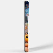 Dackel Halloween mit Pumpkins Beängstigend Case-Mate iPhone Hülle (Rückseite / Rechts)