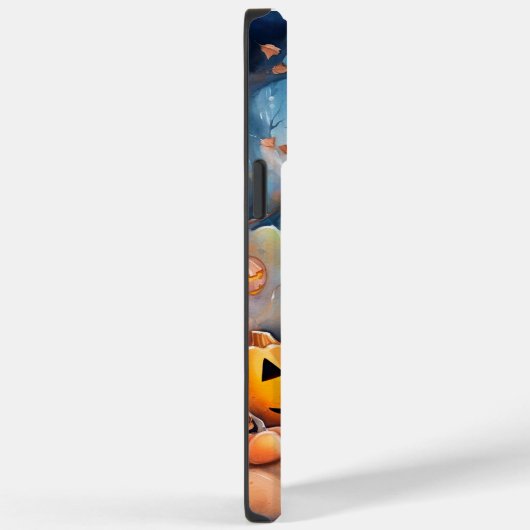 Dackel Halloween mit Pumpkins Beängstigend Case-Mate iPhone Hülle (Rückseite / Rechts)