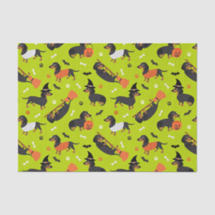 Dackel Halloween Seidenpapier