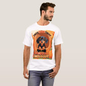 Dackel Halloween Shirt (Vorne ganz)