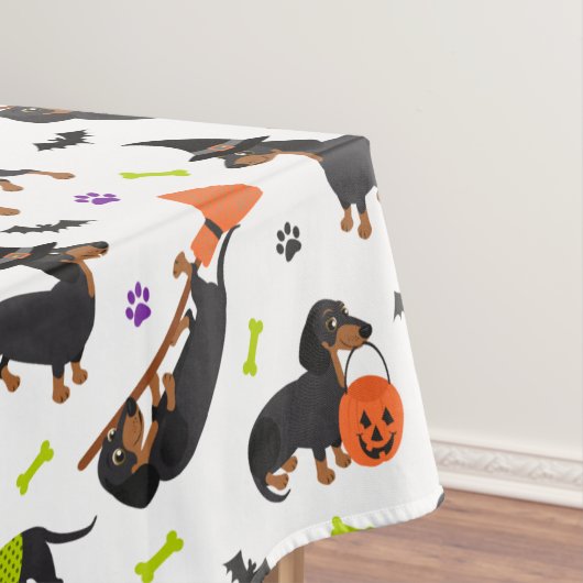 Dackel Halloween Tablecloth Tischdecke (Beispiel)