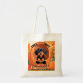 Dackel Halloween Tasche (Vorne)