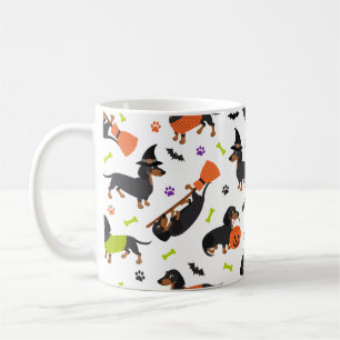 Dackel Halloween Tasse