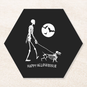 Dackel Halloween Untersetzer