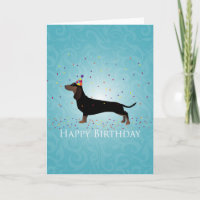Dackel Happy Birthday Design