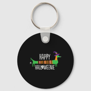 Dackel Happy Halloweenie Niedlich Hund Halloween f Schlüsselanhänger