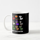 Dackel Happy Halloweiner Fun Halloween Hunde Lov Kaffeetasse (Links)