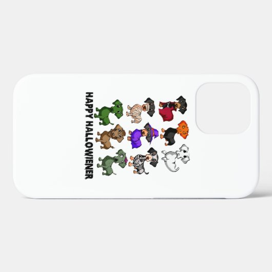 Dackel Happy Halloweiner Funny Dog Halloween Case-Mate iPhone Hülle (Rückseite (Horizontal))