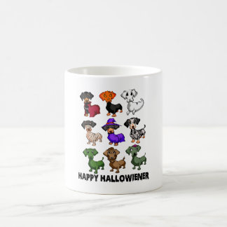 Dackel Happy Halloweiner Funny Dog Halloween Kaffeetasse