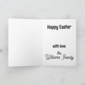 Dackel Happy Oaster Karte (Innenseite)