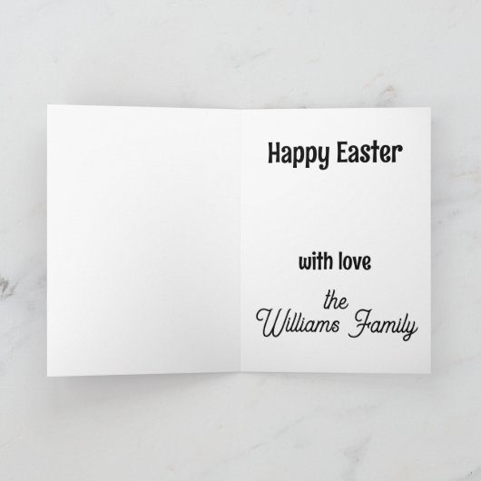 Dackel Happy Oaster Karte (Innenseite)