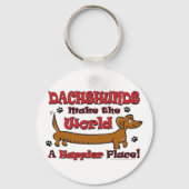 DACKEL-HAPPY SCHLÜSSELANHÄNGER (Vorderseite)
