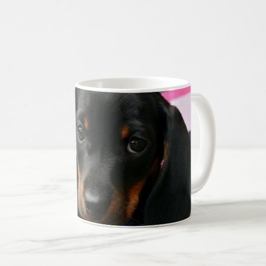 Dackel Haustier Kaffeetasse (VorderseiteRechts)